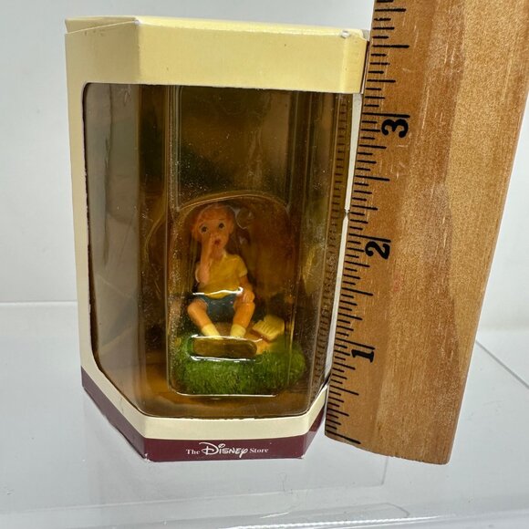 Disney Tiny Kingdom Christopher Robin Figurine 1966 Winnie The Pooh In Box - Picture 5 of 6